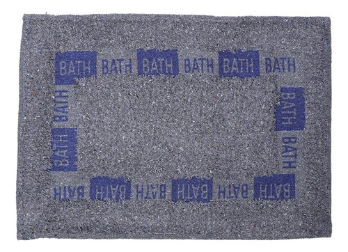 Alfombra De Baño Antideslizante Artesanal 40x60cm Linea Bath