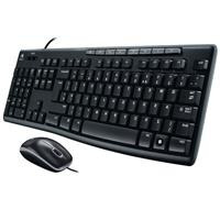 Teclado Mouse Logitech Mk200 Controles Multimedia Mouse Opti