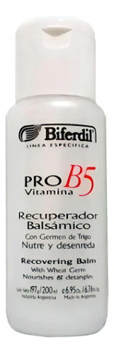 Shampoo Biferdil Pro B5 Trigo Limpia Protege 200 Ml