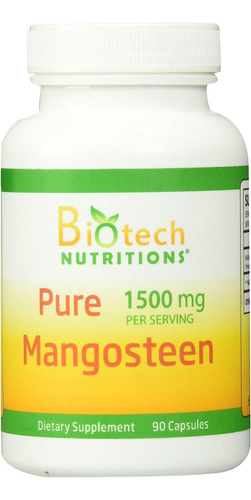 Biotech Nutritions | Pure Mangosteen | 1500mg | 90 Capsules