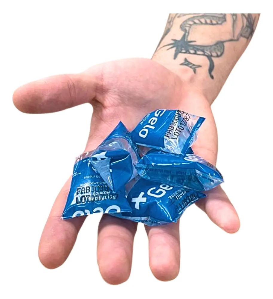 Gelo Gel Flexível Reutilizável 15g Cibragel Kit 20 Unidades
