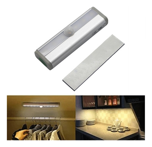Luz Nocturna Led Inalámbrica Con Sensor De Movimiento