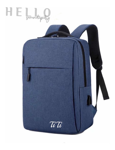 Imagen 2 de 7 de Mochila Escolar Antirrobo Bolsa Casual Para Laptop Carga Usb