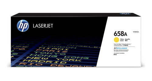 Hp 658a Yellow Original Laserjet Toner Cartridge, W2002a