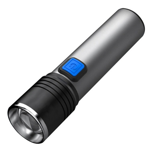 Linterna Led Zoom Recargable Potente 800 Lm Usb Aluminio