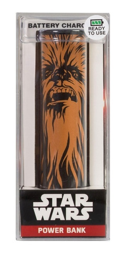 Bateria Externa Portatil Chewbacca 2600 Mah Star Wars Tribe