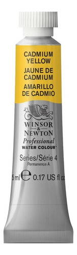 Acuarelas Profesionales Winsor Newton Serie 4 Tubo 5ml Color Amarillo De Cadmio 108