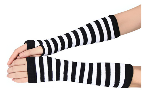 Sc Guantes Invierno Muñeca Brazo Calentador De Manos Tejido