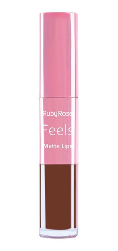 Labial Duo Barra Y Liquido Feels Matte Lips By Ruby Rose