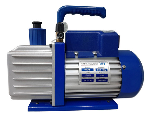 Bomba De Vacuo Vix Vpa 245 5,5 Cfm Duplo Estagio Bivolt