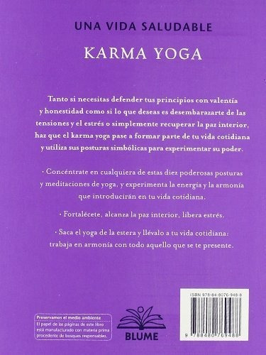 Karma Yoga. Una Vida Saludable, De Joss Guin. Editorial Blume, Tapa Blanda, Edición 1 En Español, 2012