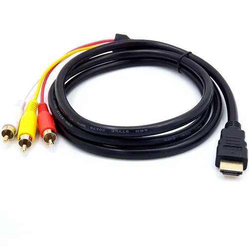 Cable Audio Video Hdmi Rca Vga 3 1080p Hdtv