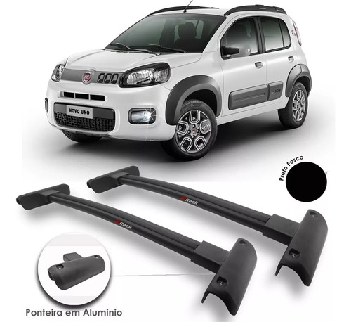 Rack Porta Equipaje De Techo O Baca Fiat Uno Way