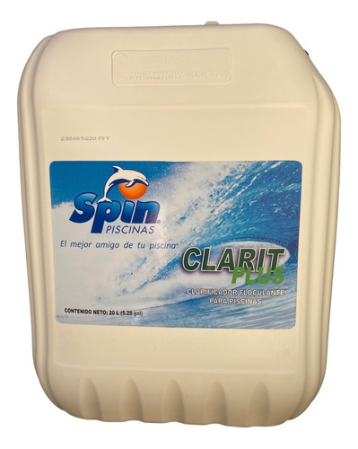 Clarit Plus 20 Lts. Floculante Para Albercas / Piscinas Spin