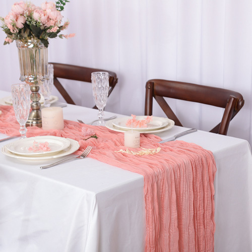 Mantel Table Runner, Tela Para Queso, Gasa, Crepé