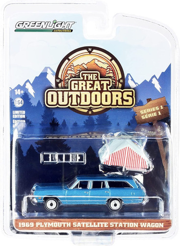 Greenlight Plymouth Station Wagon Mide 8 Cm Escala 1:64