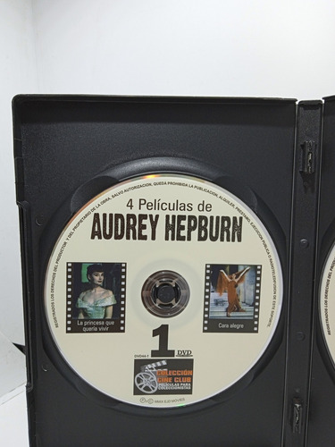 Imagen 5 de 6 de 4 Películas De Audrey Hepburn - 2 Cd's - Dvd - Colección Cin
