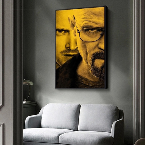 Cuadros-breaking Bad 5,decorativo,95x60cm-16k Resolución