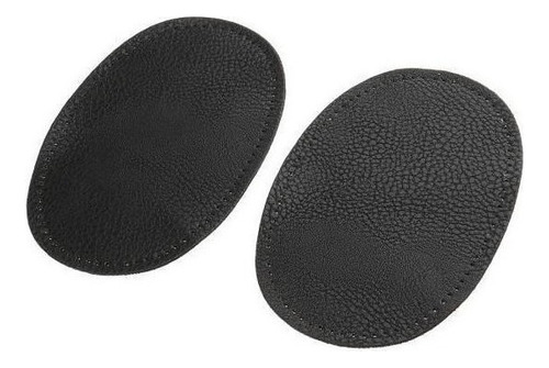 4 X Pair Of Pu Leather Oval Seam On Knee Patches