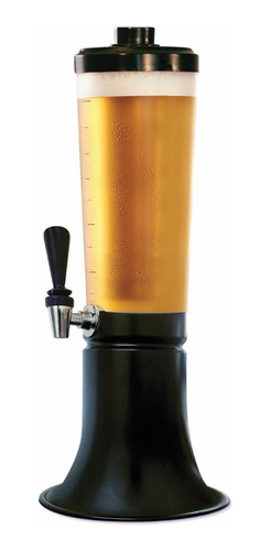 Torre De Chopp Doutor Beer 2,5l Com 2 Refil Cada Cor Preta