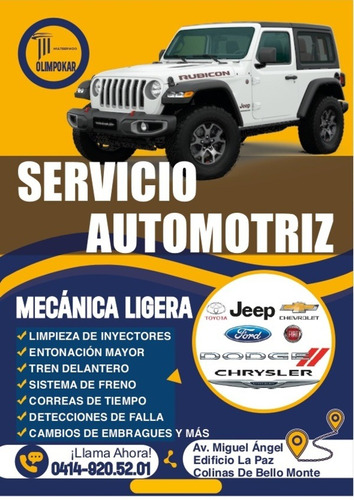 Servicio Automotriz Mecánica Ligera