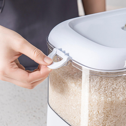 Dispensador De Alimentos Secos Contenedor De Blanco