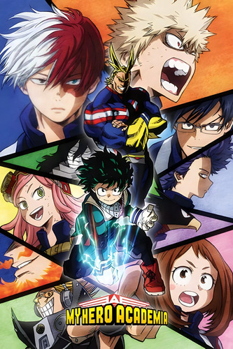 Poster My Hero Academia Autoadhesivo 100x70cm#1285