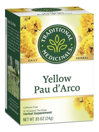 Té Orgánico Pau D´ Arco Amarillo 24g 16 Bolsas Se