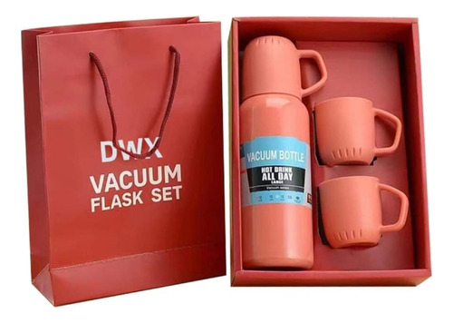 Set Termo 3 Tazas De 500 Ml Variedad De Colores 