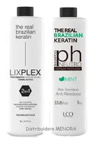 Comprar Combo Lixplex 2 En 1 + Shampoo Neutro Real Brazilian Keratin