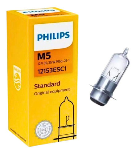 Lâmpada Farol Standard Original Philips M5 Biz 125 2006 2013