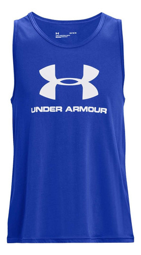 Playera Under Armour Para Hombre Sportstyle 1329589 486 Azul