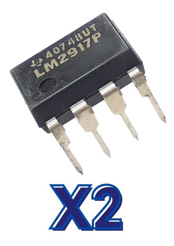 Imagen 1 de 2 de Kit 2 Convertidor De Frecuencia A Voltaje Lm2917 N 8 Pines