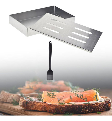 Caja For Barbacoa Con Cepillo, Utensilios De Cocina Para