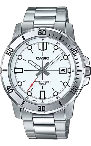 Reloj Casio Men Mtp-vd01d Inoxidable Acero Resiste Agua 50m