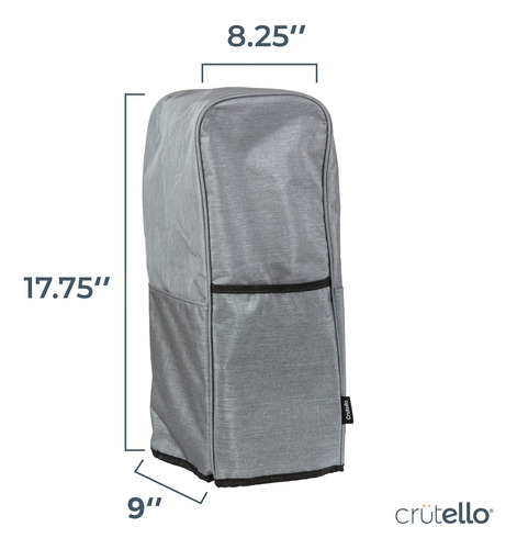 Funda Para Batidora Crutello Con Bolsillos De Almacenamie...