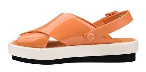 Sandalia Melissa Sauce Sandal Iii 37 Laranja Original Nova