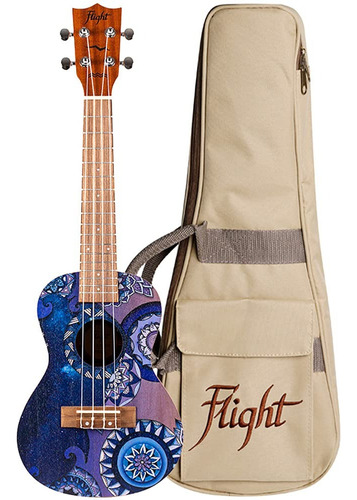 Flight Auc-33 Stardust Ukulele Ukelele Concierto Con Funda