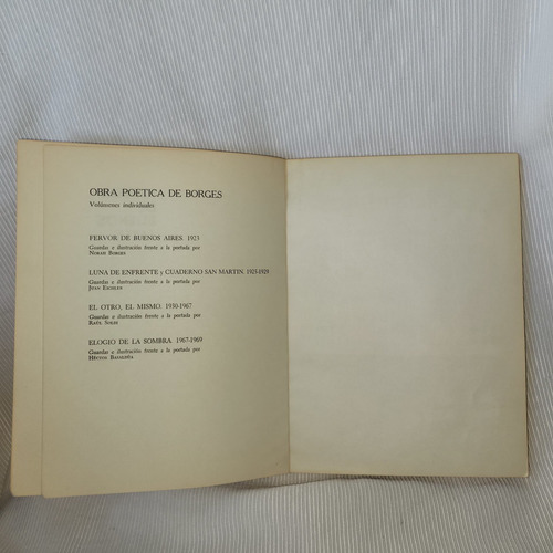 Imagen 5 de 10 de Fervor De Buenos Aires Jorge Luis Borges 2da Edicion Emece