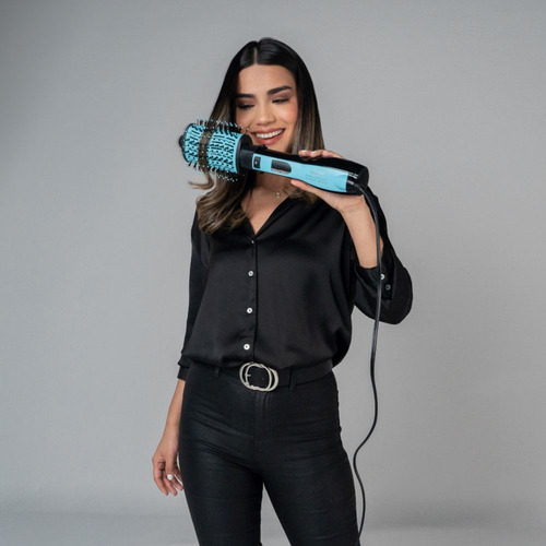 Cepillo De Aire 2 En 1 Hialuronico De Conair Celeste
