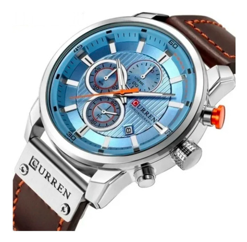 Reloj cronógrafo funcional Curren 8291 para hombre - Cuero