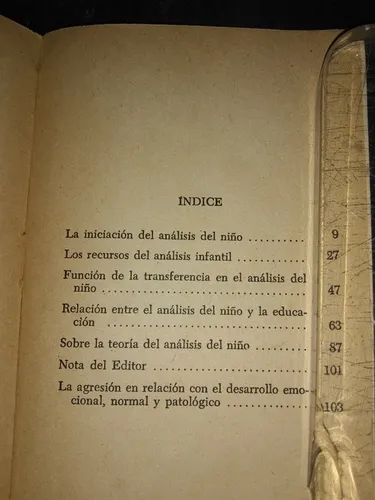 Psicoanalisis Del Niño . Anna Freud (1977/115 Pág ). (Usado)