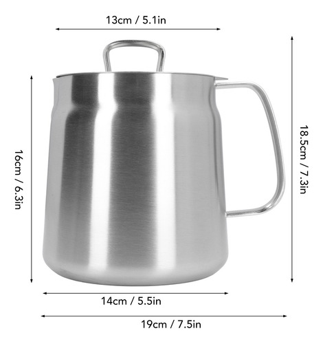 Separador De Aceite Acero Inoxidable 304 2l Manergonómico