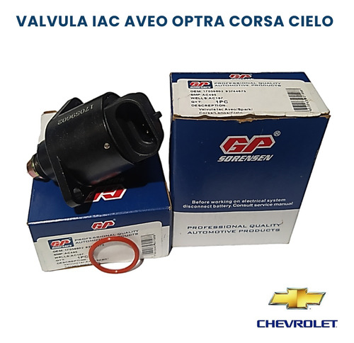 Valvula De Minimo (iac) Chev Corsa Aveo Optra Cielo Lanos