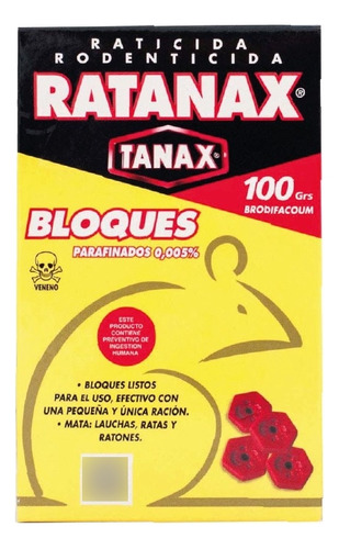 Tanax - Repelente/raticida  - 100 Gr