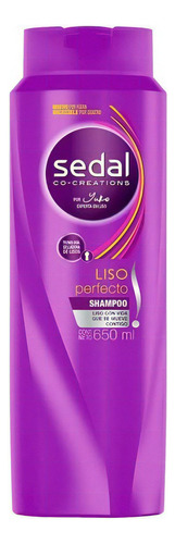 Shampoo Sedal Liso Perfecto en botella de 650mL por 1 unidad