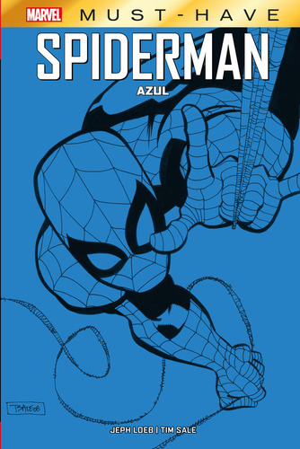 Mst116 Spiderman Azul, De Tim Sale. Editorial Panini Comics, Tapa Dura En Español