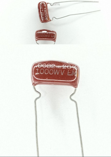 Imagen 2 de 2 de 10 Condensador O Capacitor Poliester 8,2nf/1kv