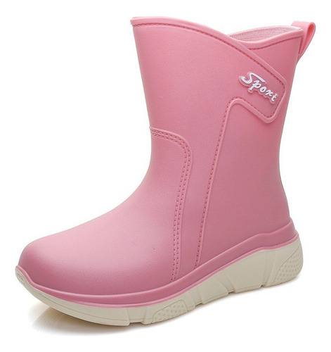 Moda Botas De Lluvia De Mujer Impermeable Calzado Para