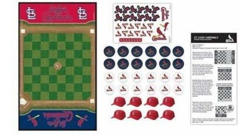 Obras Maestras De Mlb St. Louis Cardinals Checkers Juego De 